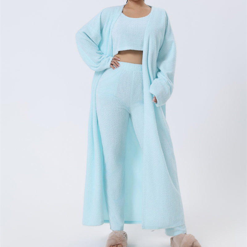 Cozy Winter Woman Pajama Set 3 Piece