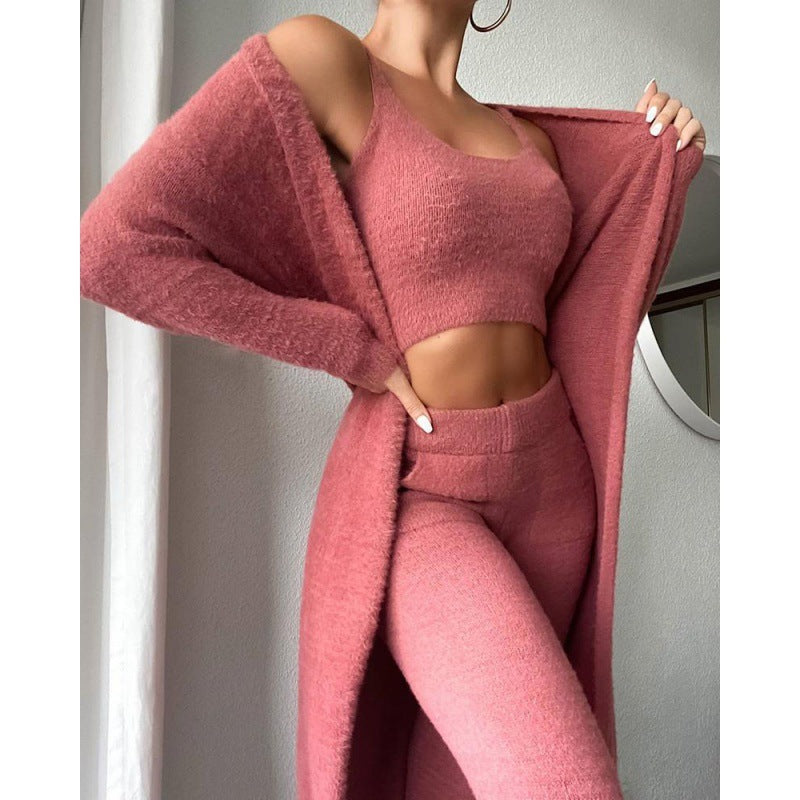 Cozy Winter Woman Pajama Set 3 Piece